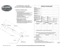 Form 302 - Page 1 of 2 Be sure to fill out the Motor State Distributing