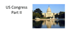 US Congress Part II