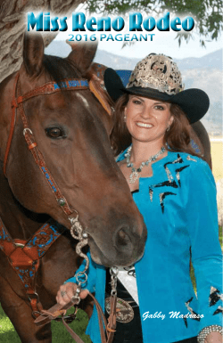 2015 Miss Reno Rodeo Program