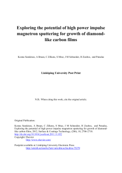 Exploring the potential of high power impulse magnetron
