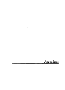 Appendices - Shodhganga