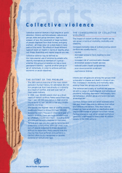 Collective violence - World Health Organization