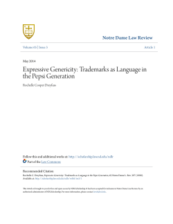 Expressive Genericity: Trademarks as Language
