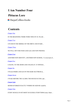 I Am Number Four Pittacus Lore Contents