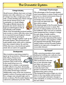 The Domestic System - Mrs. Darling`s Digital Classroom.