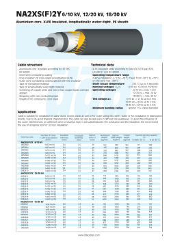 NA2XS(F)2Y 6/10 kV, 12/20 kV, 18/30 kV 09