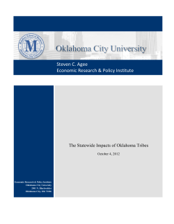 The Statewide Impacts of Oklahoma Tribes
