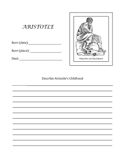 ARISTOTLE - Water on the Floor