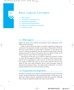 Basic Logical Concepts - Pearson Higher Education