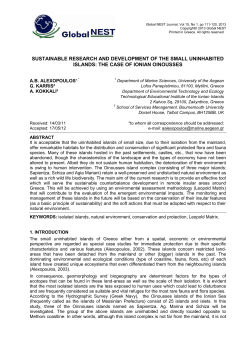 Get Full Paper - Global NEST Journal
