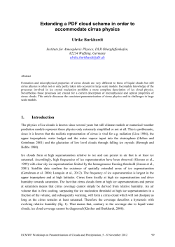 Extending a PDF cloud scheme in order to accommodate cirrus
