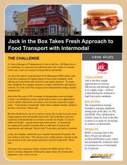 Jack in the Box Takes Fresh Approach to Food Transport with