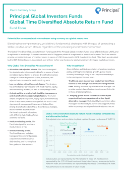 Principal Global Investors Funds Global Time Diversified Absolute
