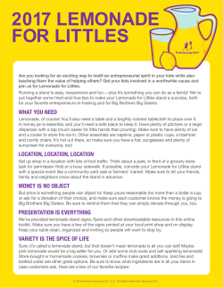 Lemonade for Littles toolkit here