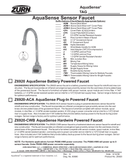 AquaSense Sensor Faucet