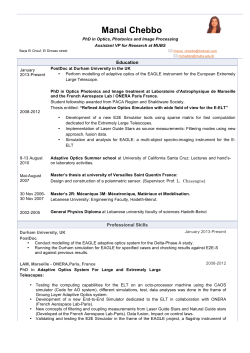 Manal Chebbo - Modern University for Business and Science