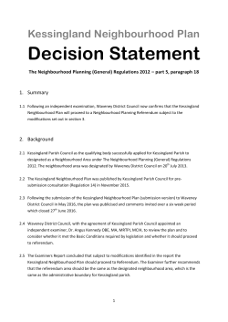Decision Statement - Waveney District Council
