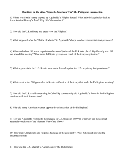 Questions on the video &ldquo;Spanish-American War&rdquo;
