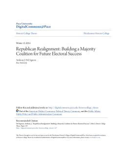 Republican Realignment - DigitalCommons@Pace