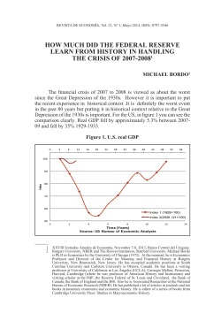 how much did the federal reserve learn from history in