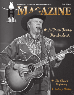 HLSR_HmagFallpress CORR.indd - Houston Livestock Show and