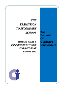 The Transition to Secondary School