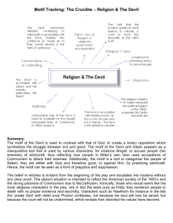 The Devil and Religion