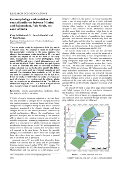 Geomorphology and evolution of coastal landforms between