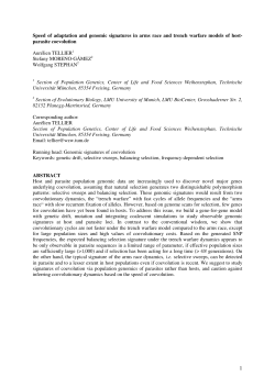 Speed of adaptation and genomic signatures in