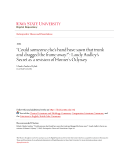 "Could someone else`s hand have sawn that trunk and dragged the