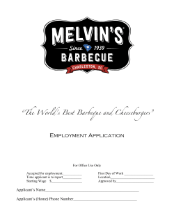 Employment Application