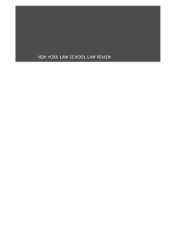 Blame it on the Bee Gees - New York Law School Law Review