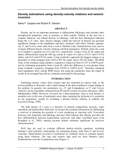 Density estimations using density-velocity relations and