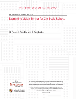 Examining Vision Sensor for Cm