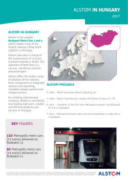 Hungary - Alstom