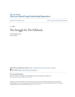 The Struggle for The Falklands - Yale Law School Legal Scholarship