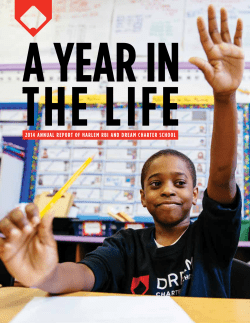 2014 annual report of harlem rbi and dream charter school