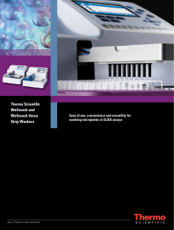 Thermo Scientific Wellwash and Wellwash Versa Strip Washers