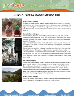 huichol sierra madre mexico trip