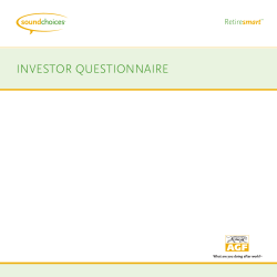Investor Questionnaire