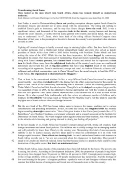 Transforming Jacob Zuma