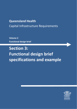 QH CIR-Volume 2.3 FDB Specifications, Design brief example