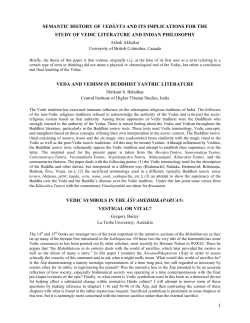 The Literary Construction of Secret Knowledge in the Early UpaniTHE