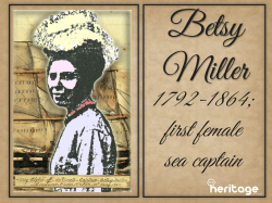 Betsy Miller - North Ayrshire Heritage Trails
