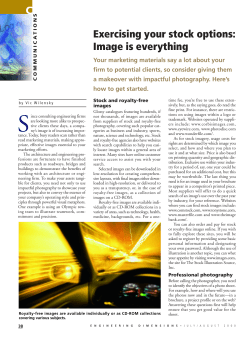 C Exercising your stock options: Image is everything