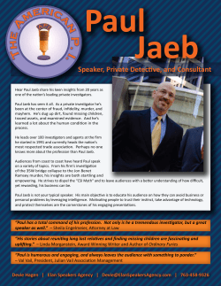 a pdf - Elan Speakers Agency