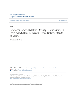 Relative Density Relationships in Even