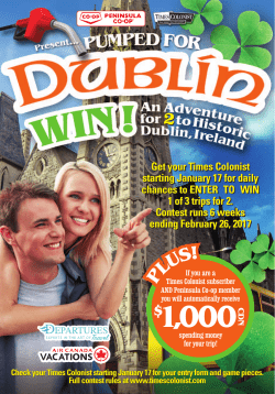 THE PUMPED FOR ROME (THE “CONTEST”) THROUGH THE