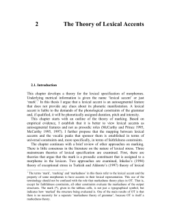 Part 4 - Rutgers Optimality Archive