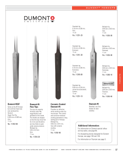 Dumont #5 - Aichele Medico AG